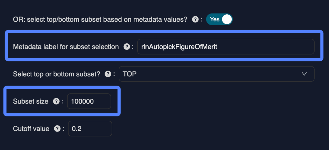 metadata_subset_selection
